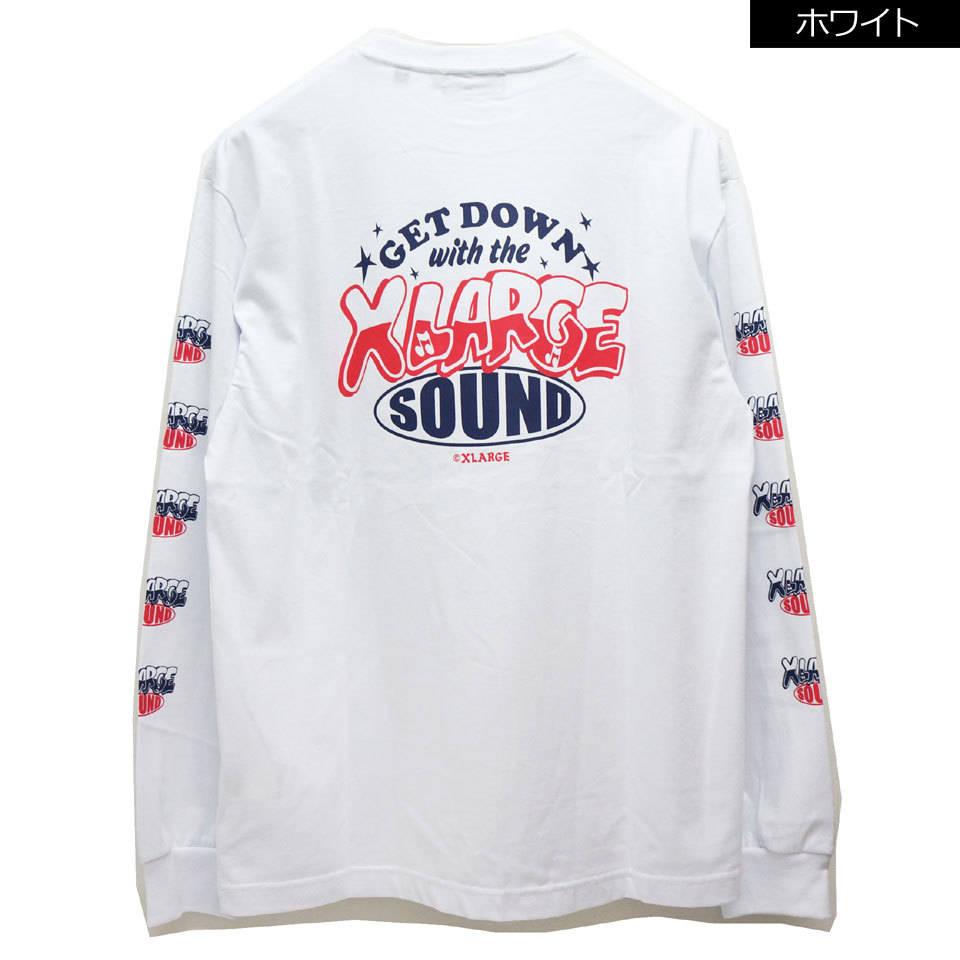 XLARGE（エクストラ ラージ） 全2色 ロンT Tシャツ SOUND L/S Tee 長袖