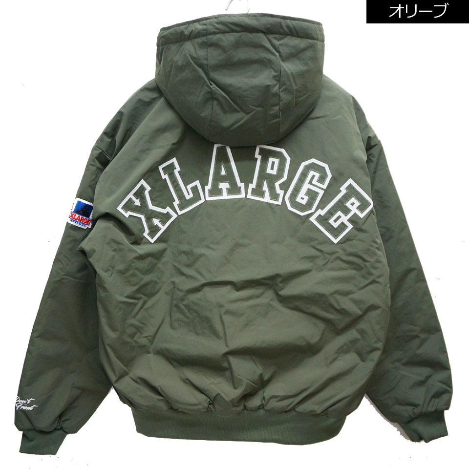 全2色 エクストララージ XLARGE ナイロンジャケット NYLON PUFFER JACKET 中綿ジャケット ブラック オリーブ 黒 BLACK  OLIVE :xlarge2136:Mr-vibes - 通販 - Yahoo!ショッピング