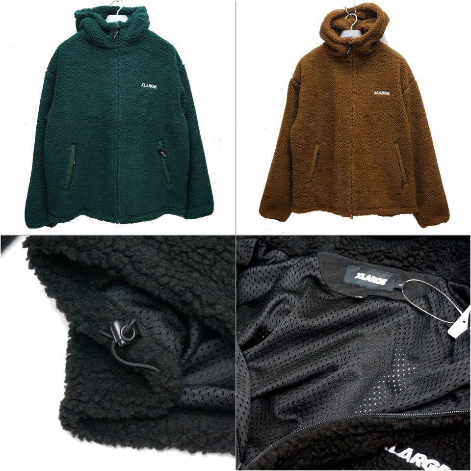 全3色 エクストララージ XLARGE ボアフリースジャケット BOA FLEECE