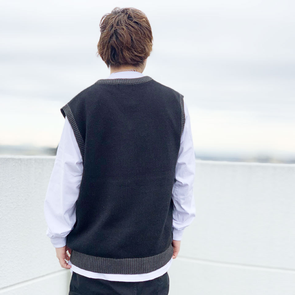 XLARGE（エクストラ ラージ） 全2色 ニットベスト 2TONE KNIT VEST