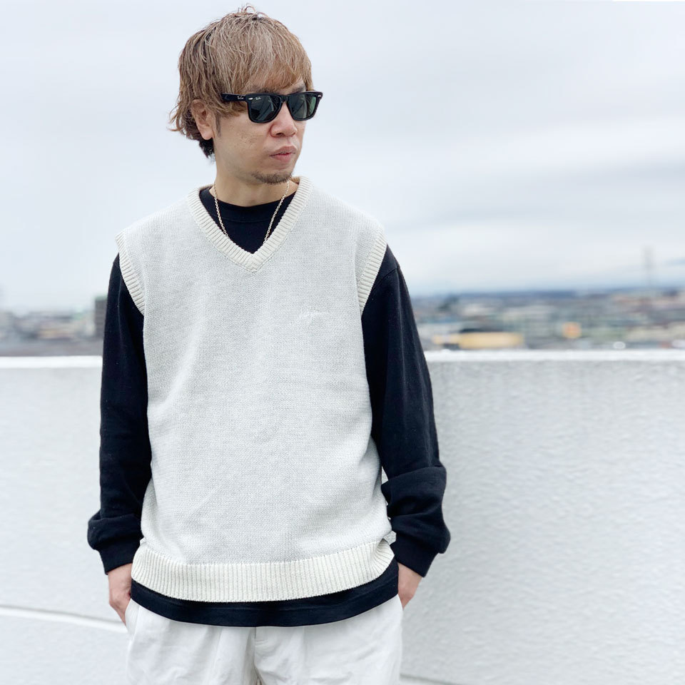 XLARGE（エクストラ ラージ） 全2色 ニットベスト 2TONE KNIT VEST