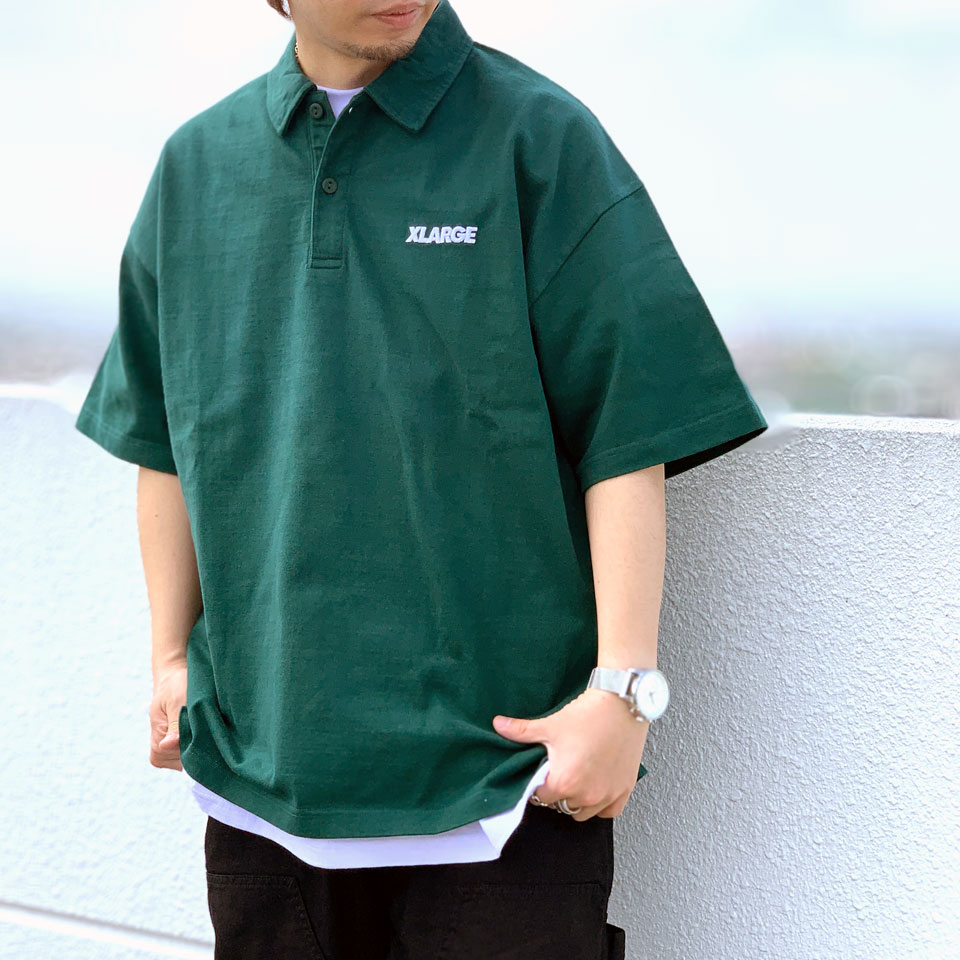 全2色 エクストララージ XLARGE ポロシャツ STANDARD LOGO BIG POLO