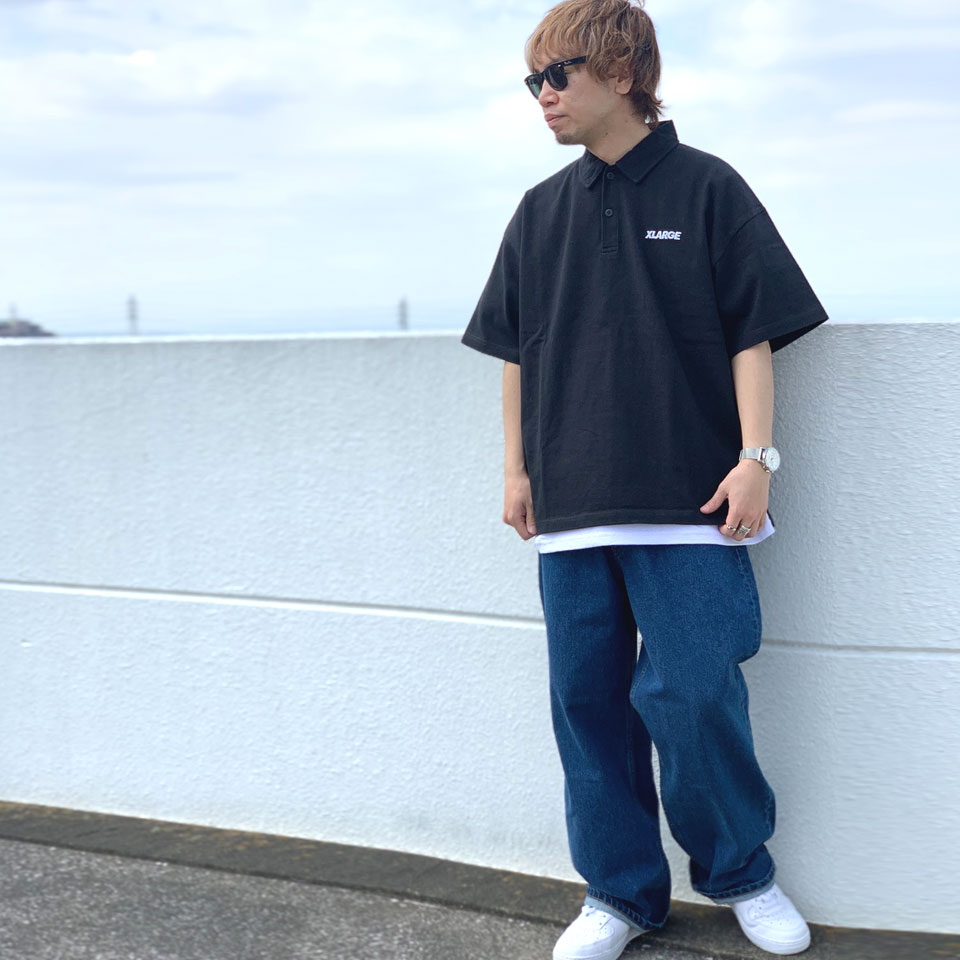 XLARGE 全2色 エクストララージ ポロシャツ STANDARD LOGO BIG
