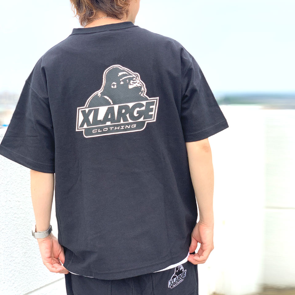 X-LARGE×champion コラボ リバースウィーブ グリーン ビッグ刺繍 XLARGE 全4色 エクストララージ Tシャツ × CHAMPION REVERSE