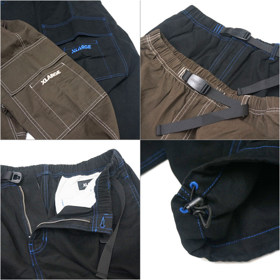 XLARGE 全2色 エクストララージ カーゴパンツ STITCHED RESORT