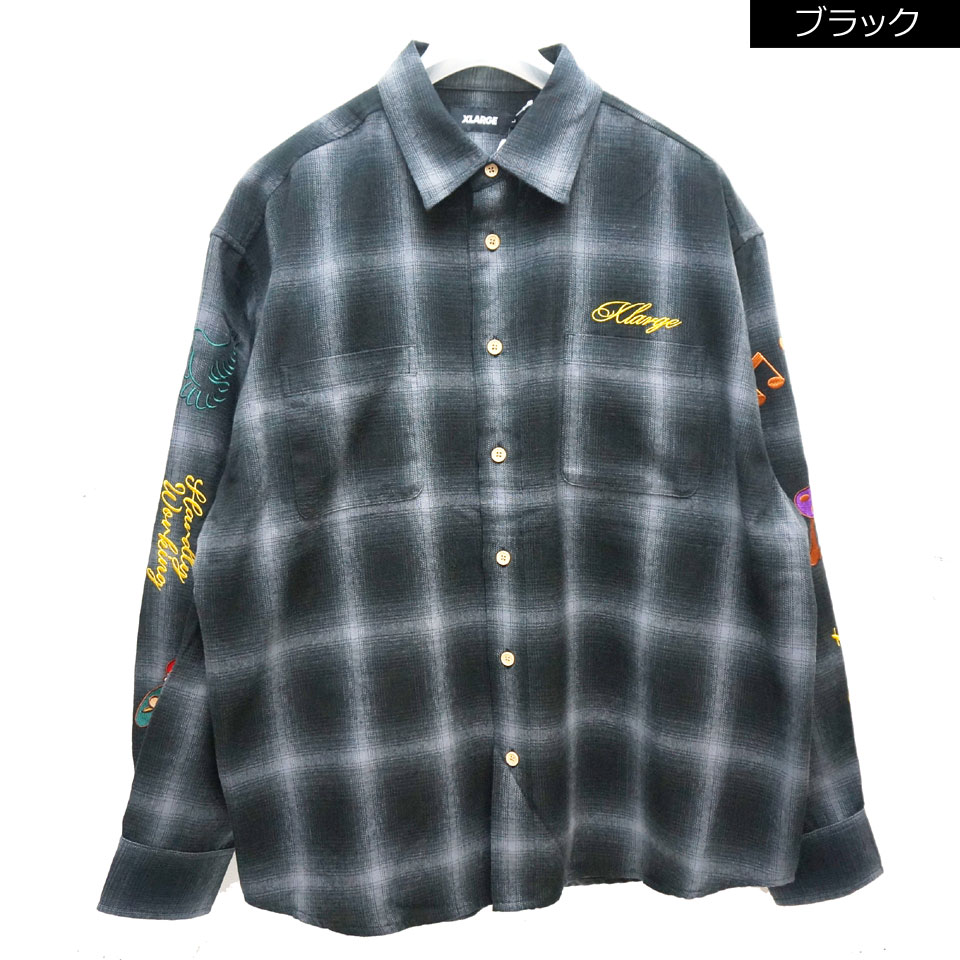 全2色 エクストララージ XLARGE ネルシャツ RANDOM THINGS FLANNEL