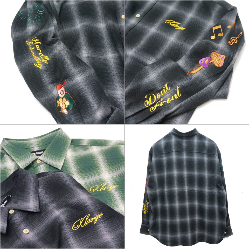 全2色 エクストララージ XLARGE ネルシャツ RANDOM THINGS FLANNEL