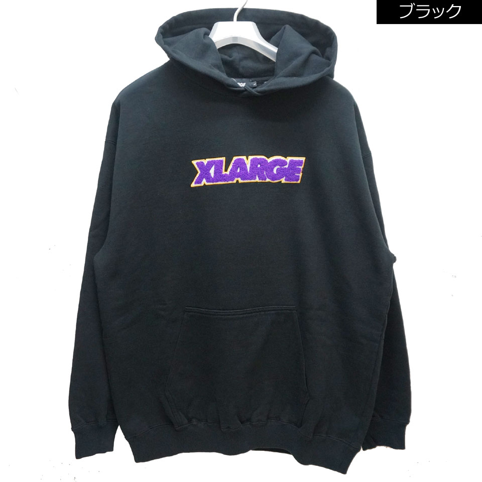 セール 全3色 エクストララージ XLARGE パーカー TWO TONE STANDARD LOGO PULLOVER HOODED SWEAT  フーディー スタンダードロゴ