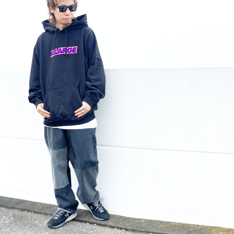 XLARGE セール 全3色 エクストララージ パーカー TWO TONE