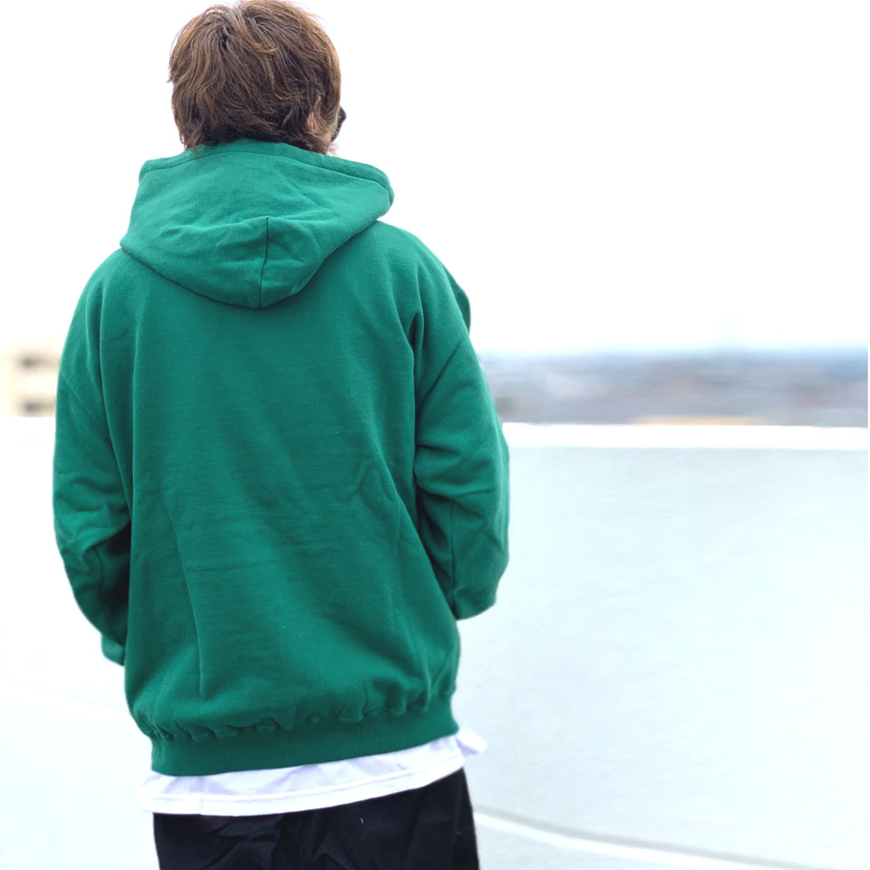 Standard Logo Relaxed Hoodie スタンダード ロゴ パーカー WAVE DESIGN deformation logo hoodie／オリジナルロゴデザイン