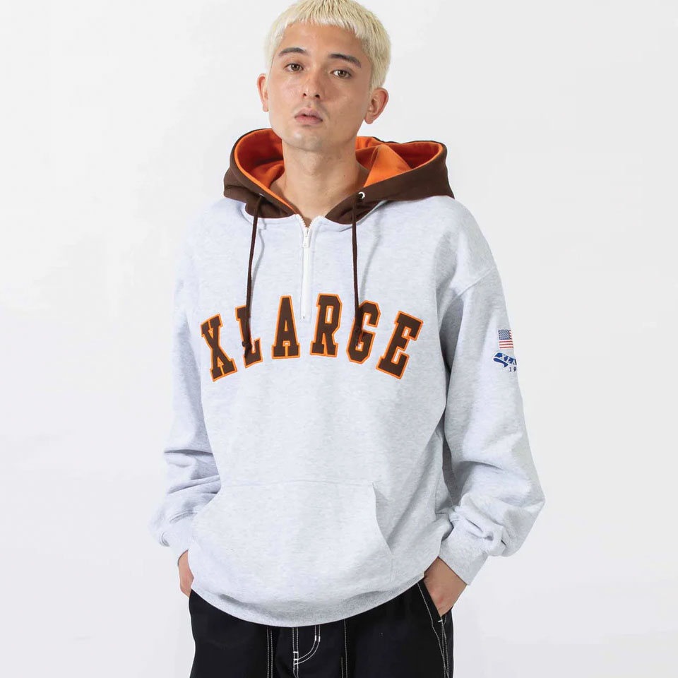 全2色 エクストララージ XLARGE パーカー CONTRAST COLOR