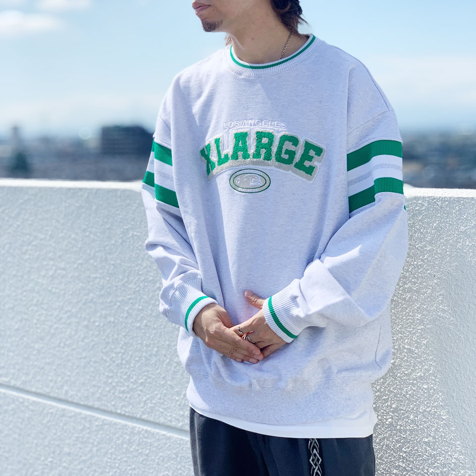 セール 全3色 エクストララージ XLARGE クルースウェット トレーナー