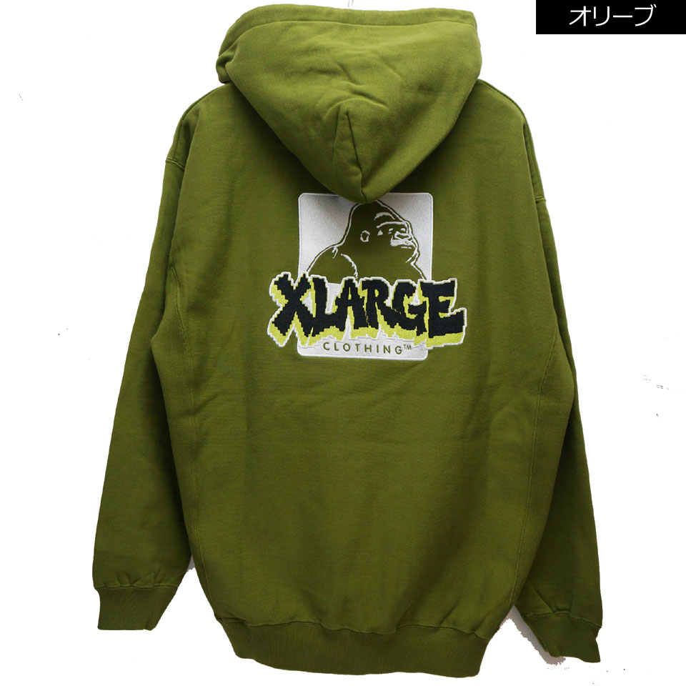 全3色 エクストララージ XLARGE パーカー GRAFFITI PULLOVER HOODED