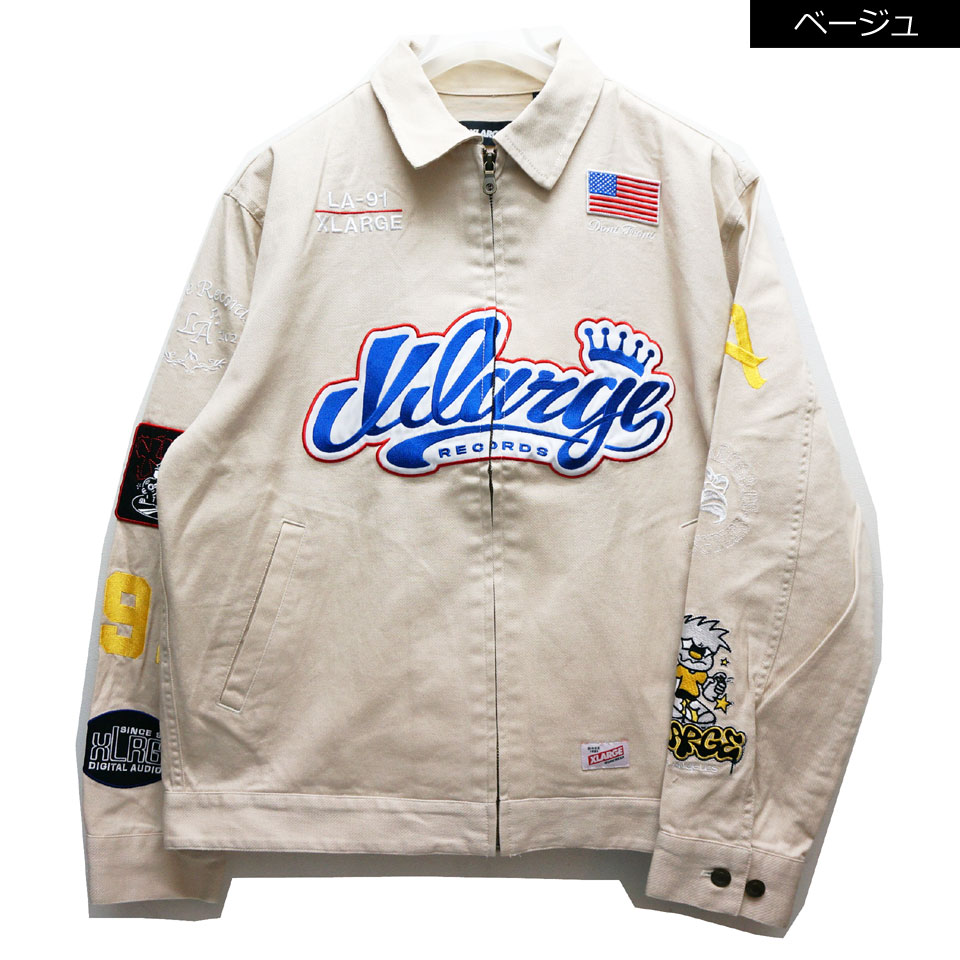 XLARGE 全2色 エクストララージ ワークジャケット RECORDS WORK