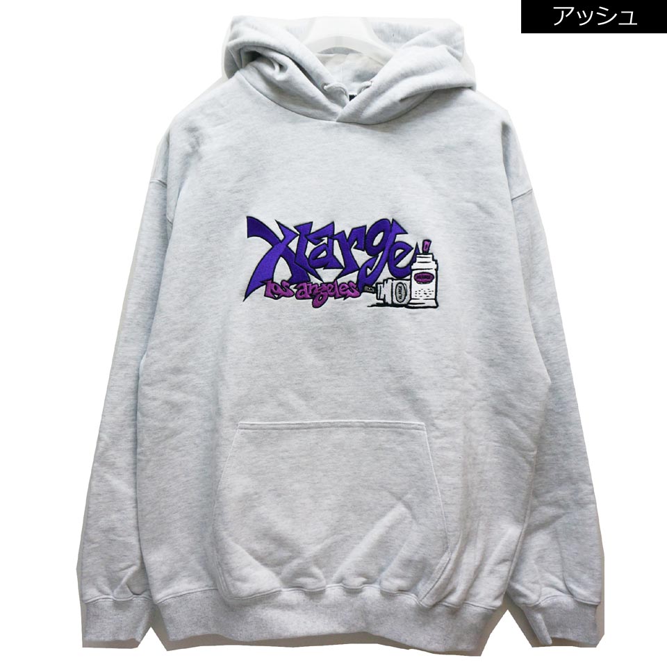 全2色 エクストララージ XLARGE パーカー XL GRAFFITI HOODED SWEAT