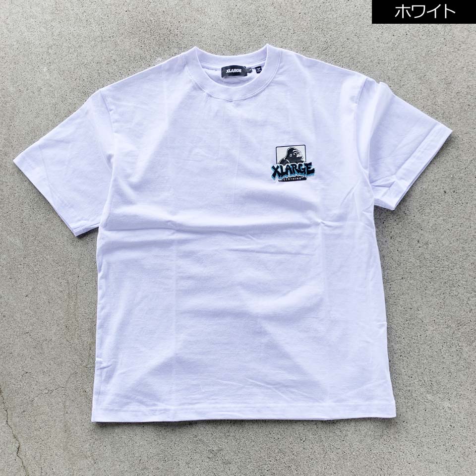 XLARGE グラフィックTシャツ ホワイト XLARGE波のグラフィック ホワイト Tシャツ - メルカリ