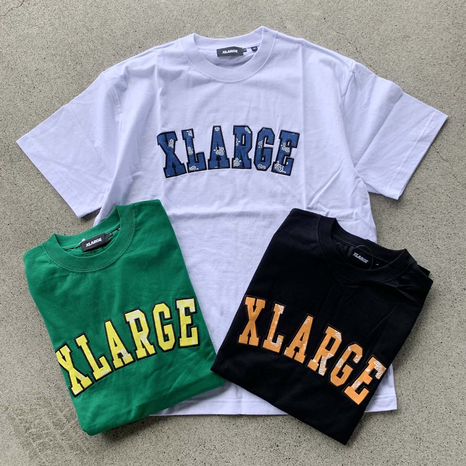 全3色 エクストララージ XLARGE Tシャツ BANDANA LOGO S/S TEE 半袖