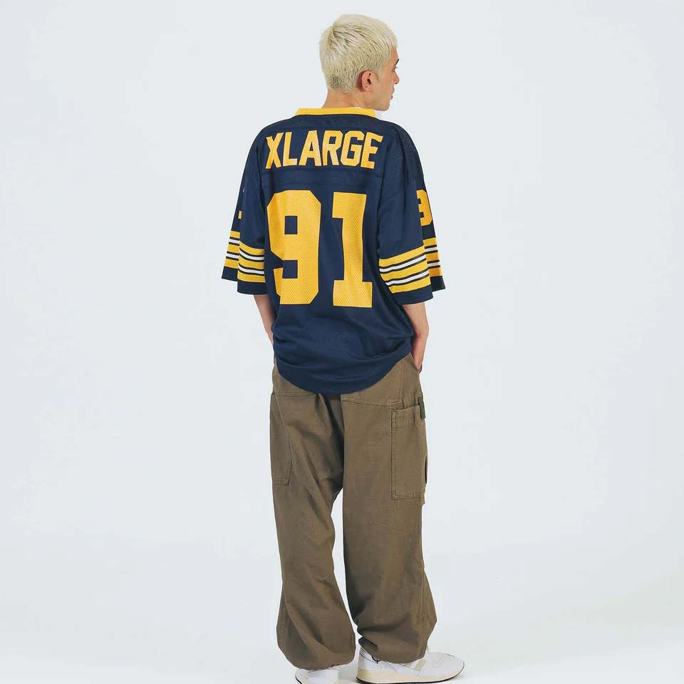 XLARGE エクストララージ メッシュゲームシャツ ゴシック 紺 楽天市場】XLARGE エクストララージ GAME SHIRT 101232013003