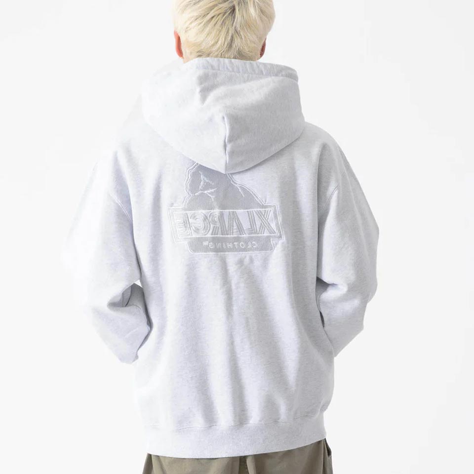 全2色 エクストララージ XLARGE ジップパーカー BACKSIDE SLANTED OG