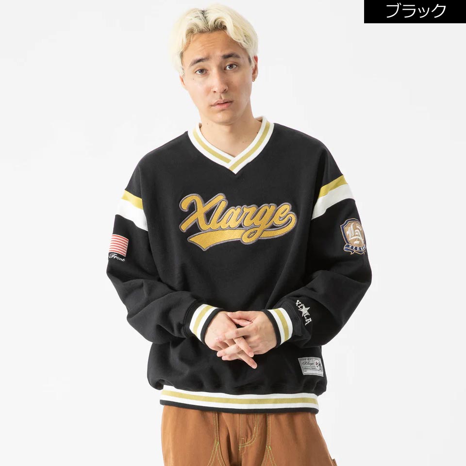 全2色 エクストララージ XLARGE クルースウェット トレーナー BASEBALL