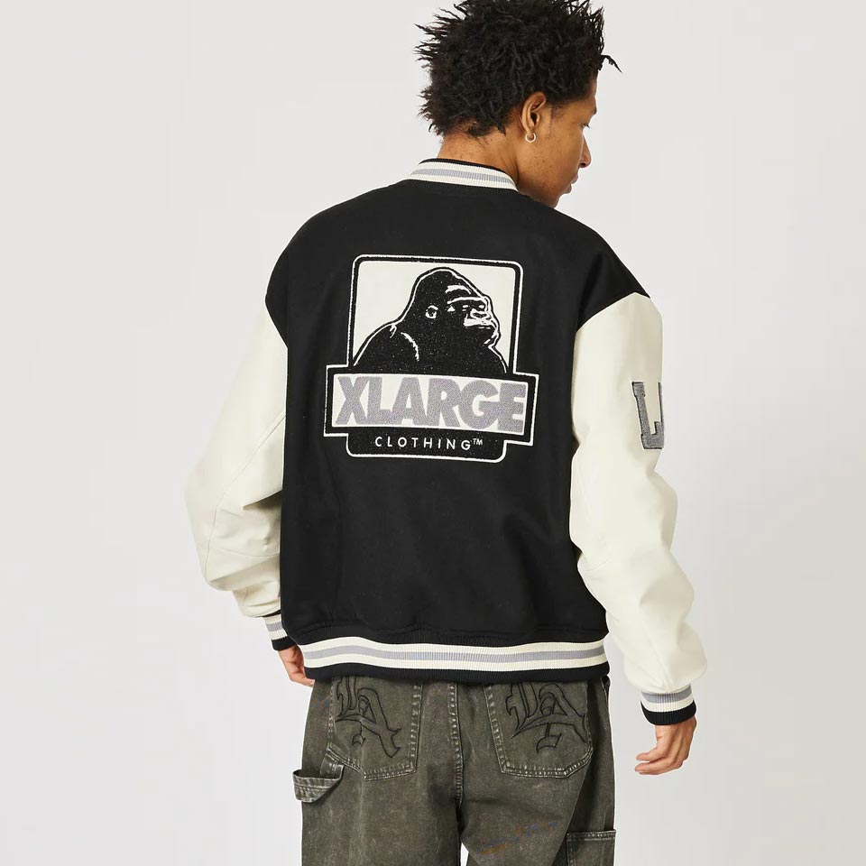 エクストララージ XLARGE スタジャン OG LOGO VARSITY JACKET