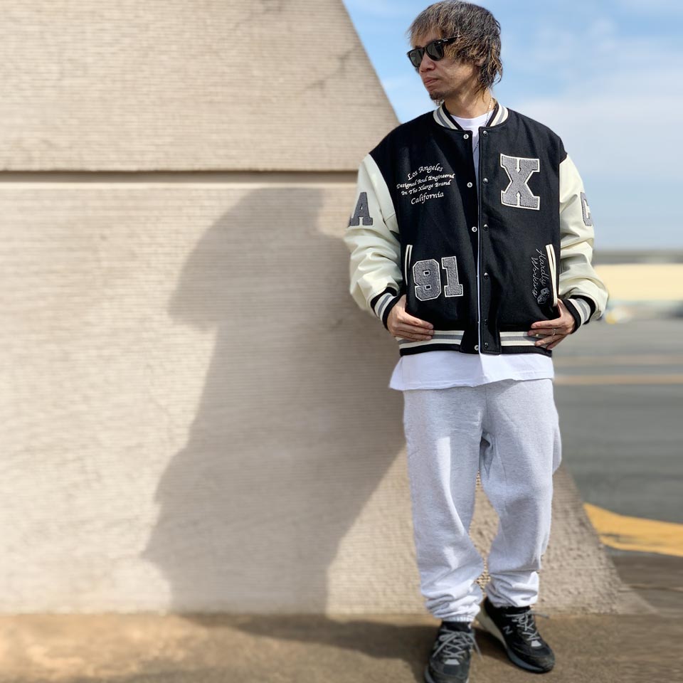 エクストララージ XLARGE スタジャン OG LOGO VARSITY JACKET