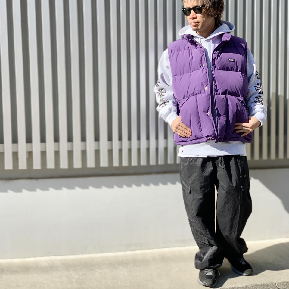 SALE セール エクストララージ XLARGE ダウンベスト DOWN VEST ベスト アウター ブラック 黒 BLACK 101234021010