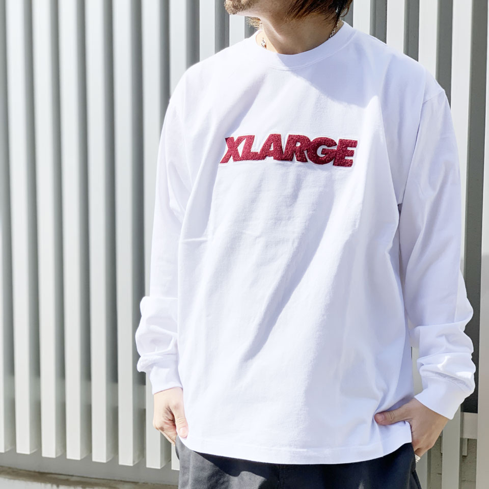 全2色 エクストララージ XLARGE ロンT Tシャツ STANDARD LOGO L/S TEE...