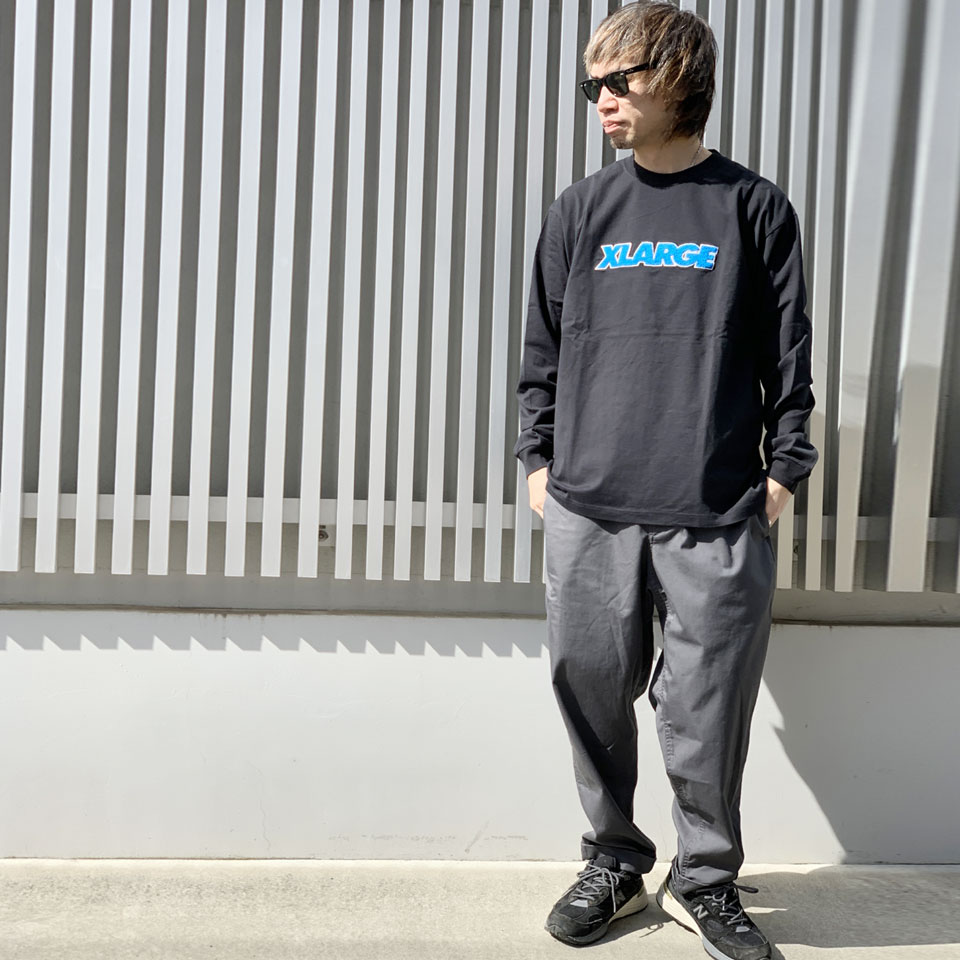 XLARGE 全2色 エクストララージ ロンT Tシャツ STANDARD LOGO L