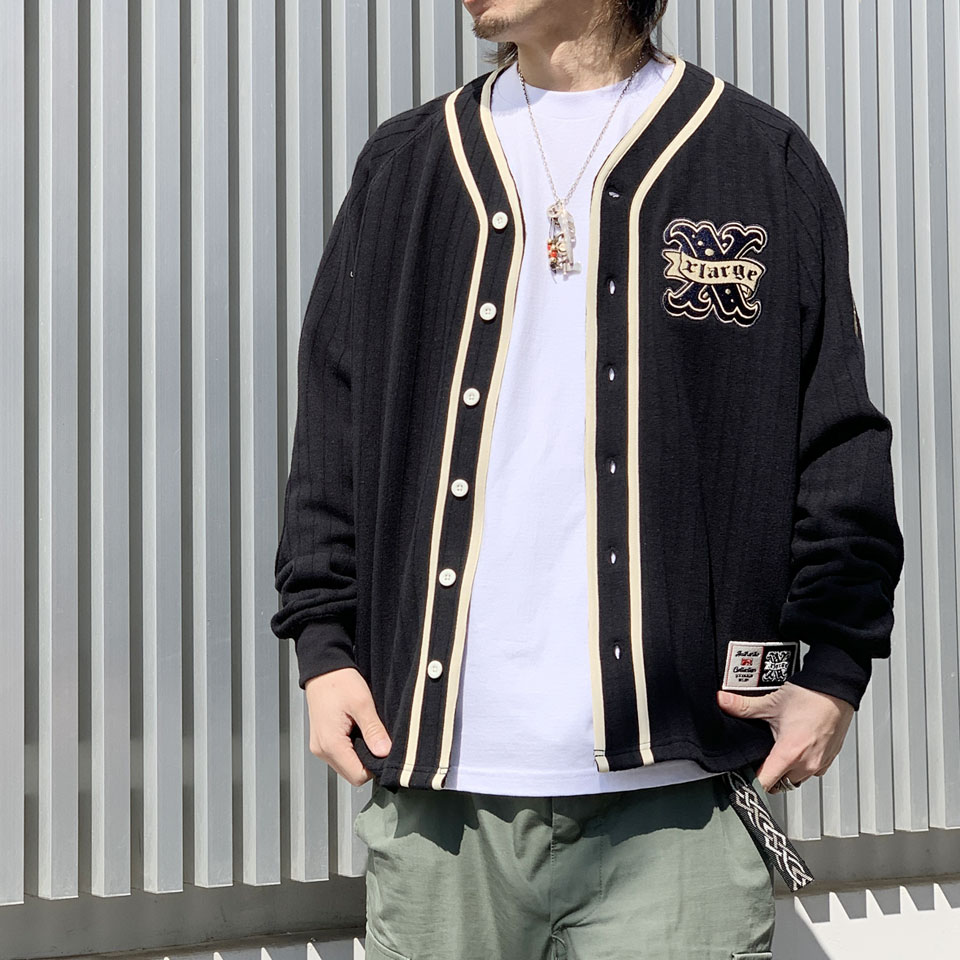 全2色 エクストララージ XLARGE ベースボールシャツ BASEBALL SWEATSHIRT ...