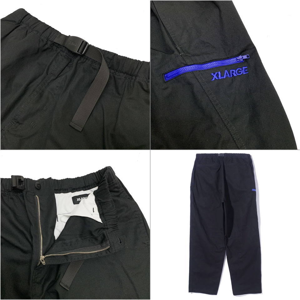 XLARGE 黒 ワークパンツ XLARGE エクストララージ リゾートパンツ ワークパンツ RESORT