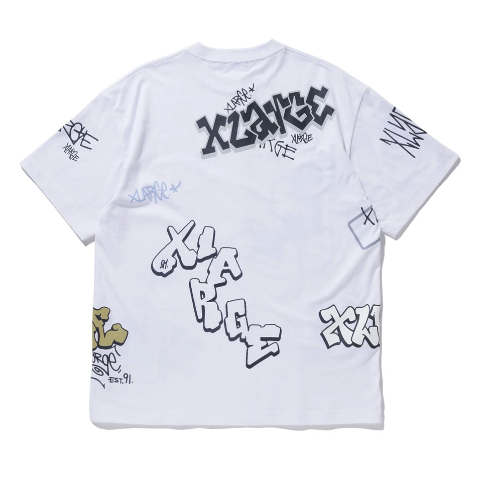 XLARGE 全2色 エクストララージ Tシャツ GRAFFITI S/S TEE 半袖