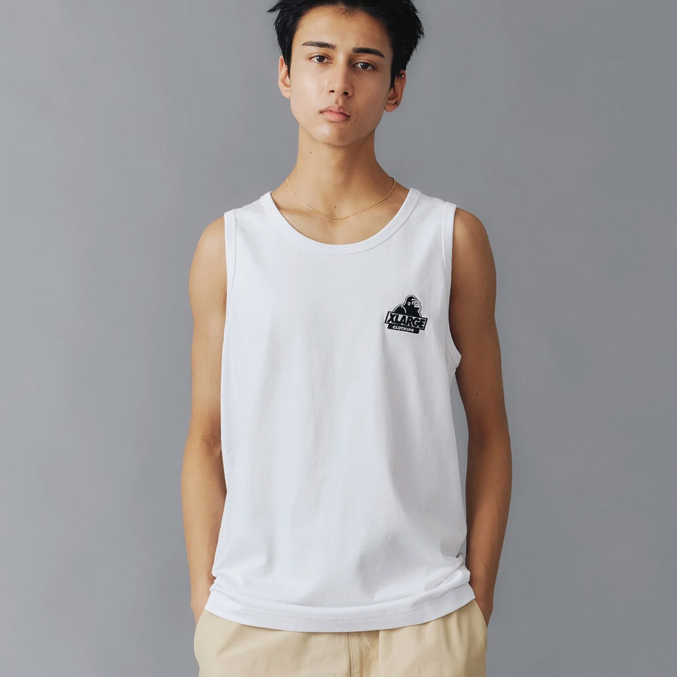 全2色 エクストララージ XLARGE タンクトップ SLANTED OG TANK TOP ホワイ...