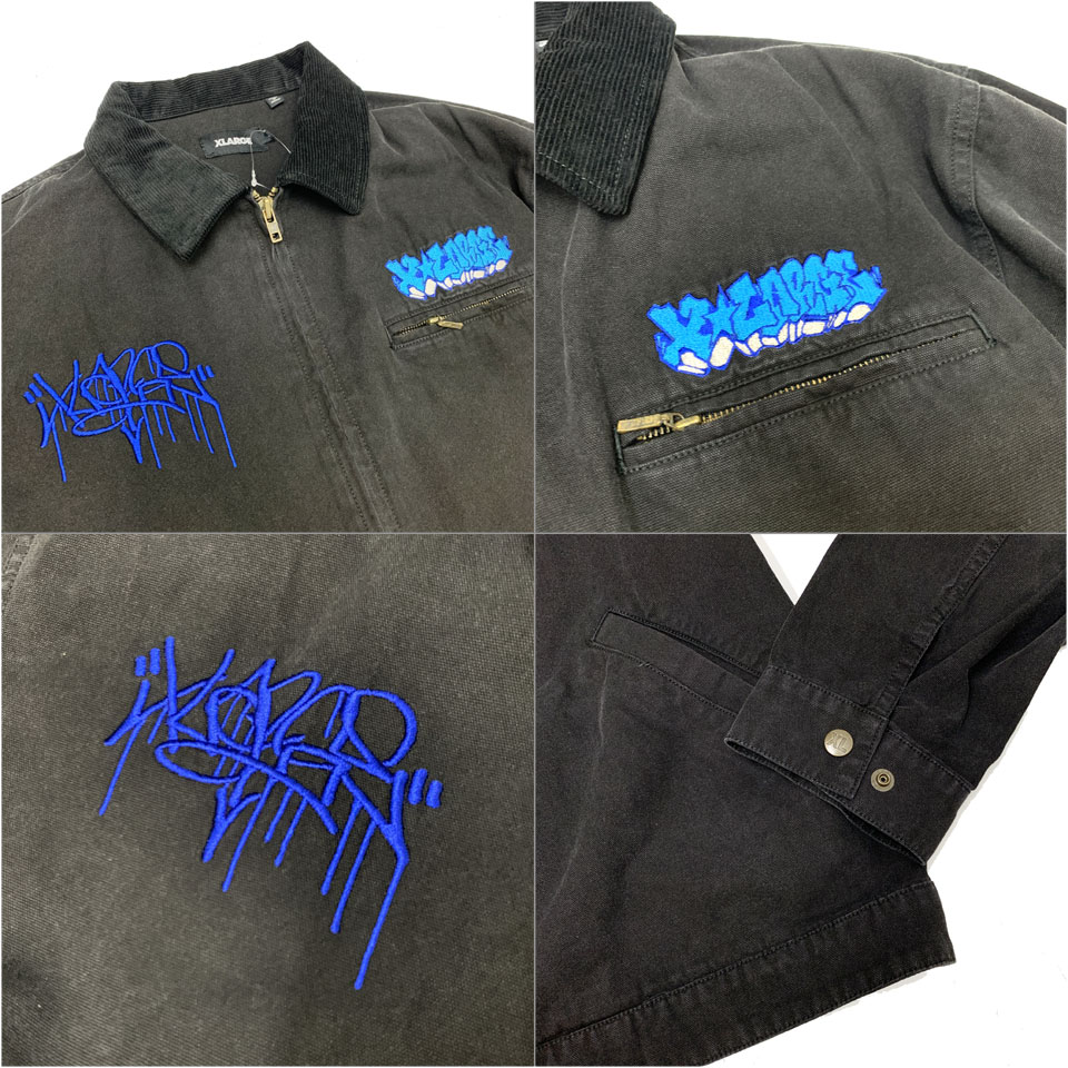 XLARGE 全2色 エクストララージ ワークジャケット OVERDYED WORK