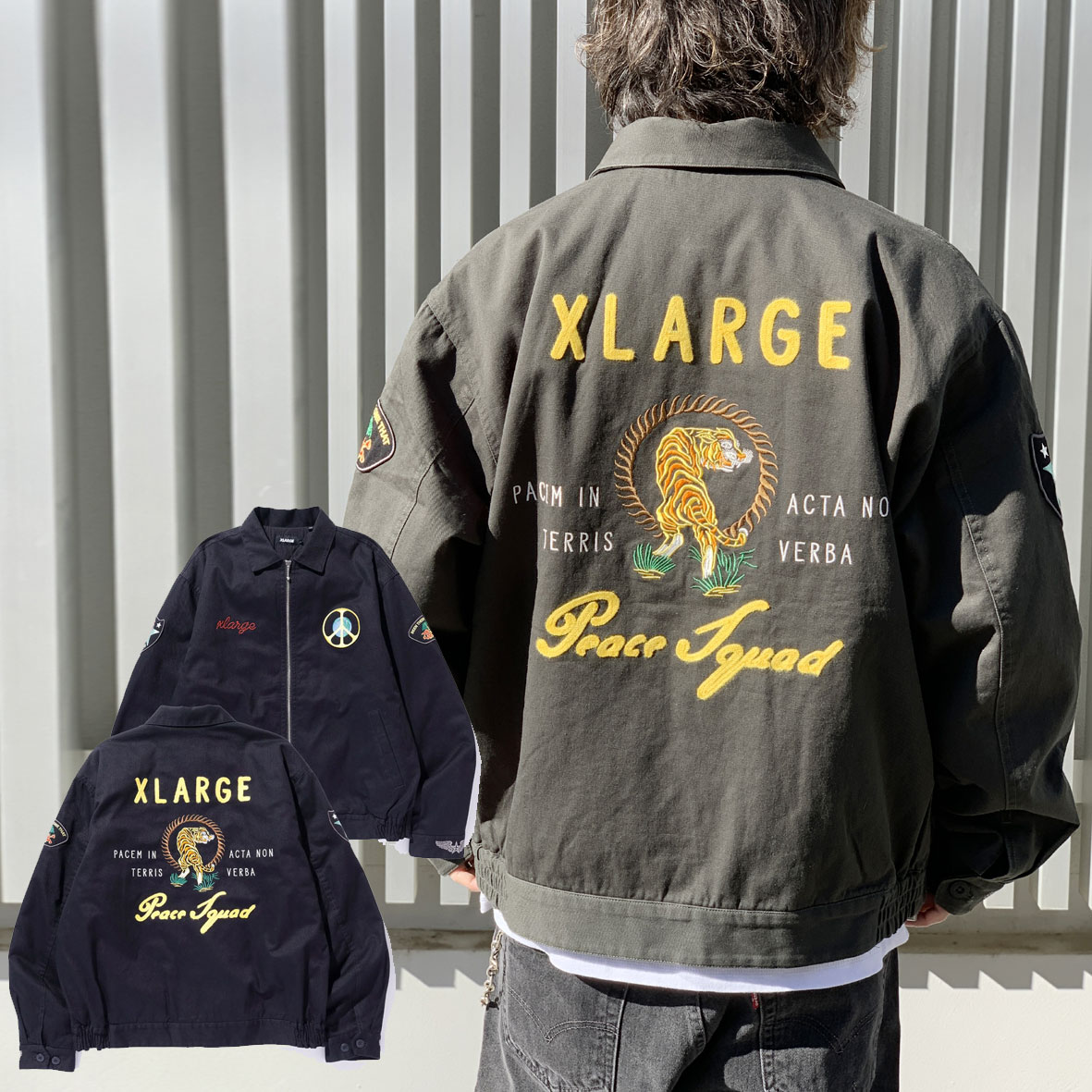 XLARGE（エクストラ ラージ） 全2色 ベトナムジャケット PEACE SQUAD