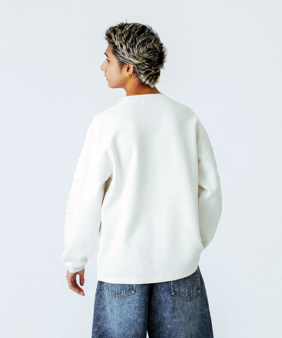 XLARGE（エクストラ ラージ） 全2色 ロンT Tシャツ CAMPUS WAFFLE L/S