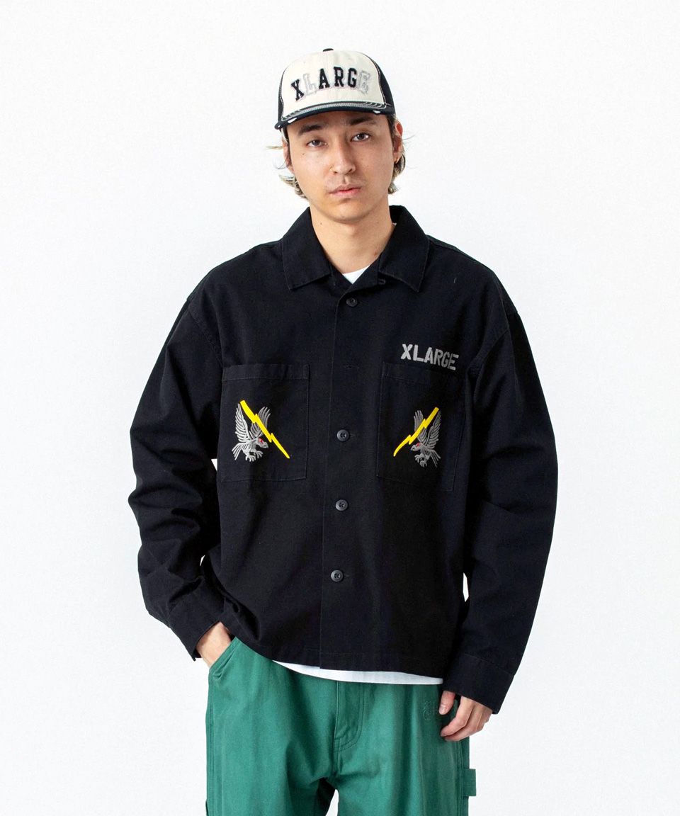 XLARGE（エクストラ ラージ） ミリタリーシャツ RIPSTOP MILITARY