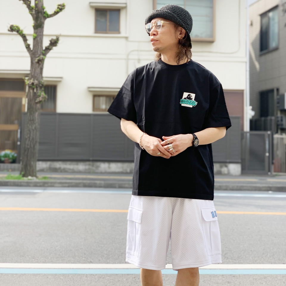 ごんページ カットソー Tシャツ 白と黒 ２ mr-vibes_xlarge2246