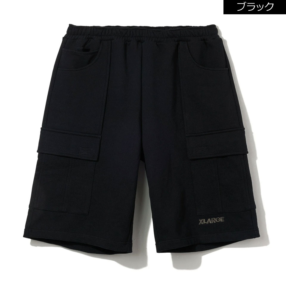 XLARGE 全2色 エクストララージ ショートパンツ SWEAT CARGO