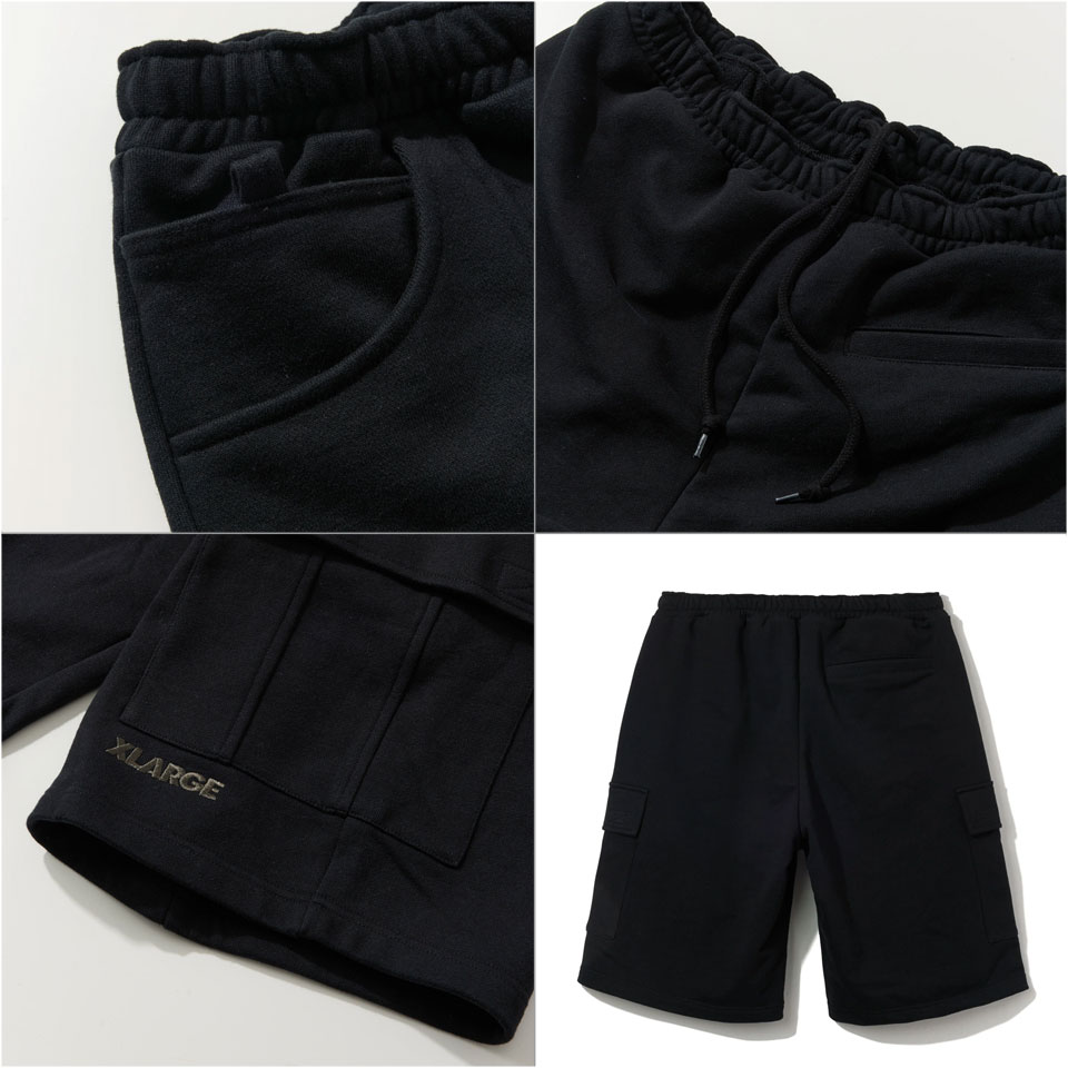 XLARGE（エクストラ ラージ） 全2色 ショートパンツ SWEAT CARGO SHORT