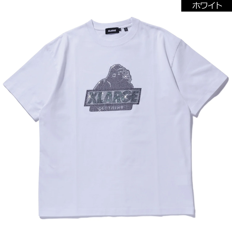 XLARGE（エクストラ ラージ） 全3色 XLARGE Tシャツ RHINE STONE