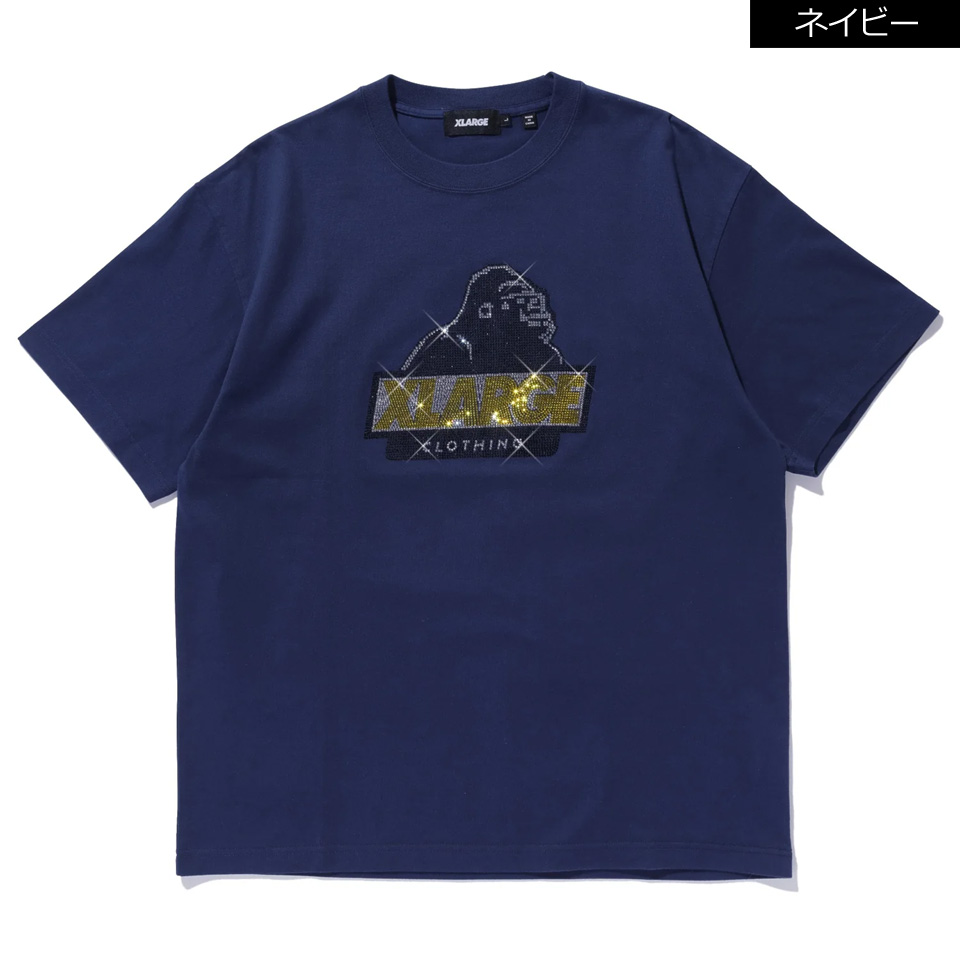 XLARGE（エクストラ ラージ） 全3色 XLARGE Tシャツ RHINE STONE