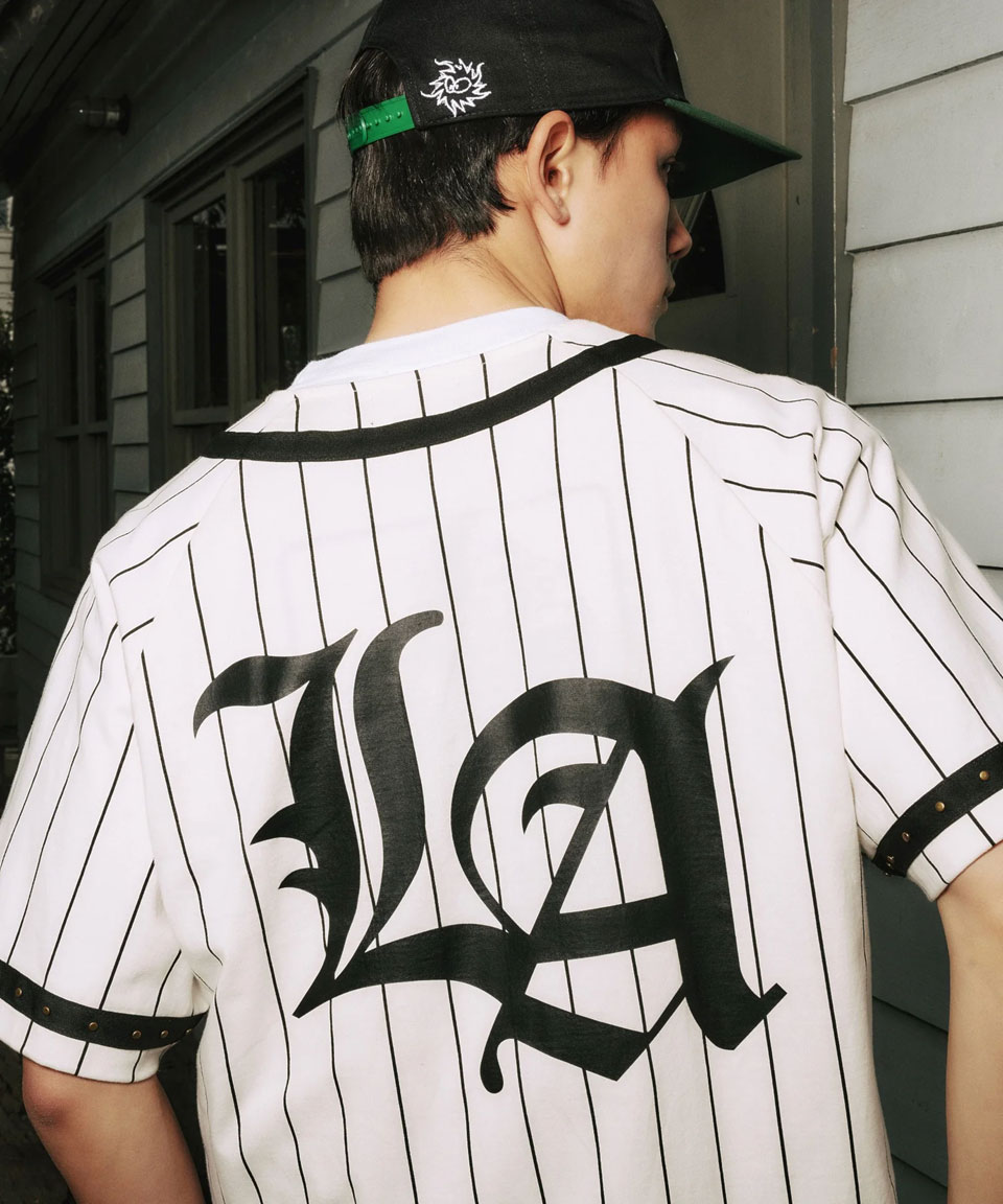 XLARGE（エクストラ ラージ） ベースボールシャツ STUDDED BASEBALL