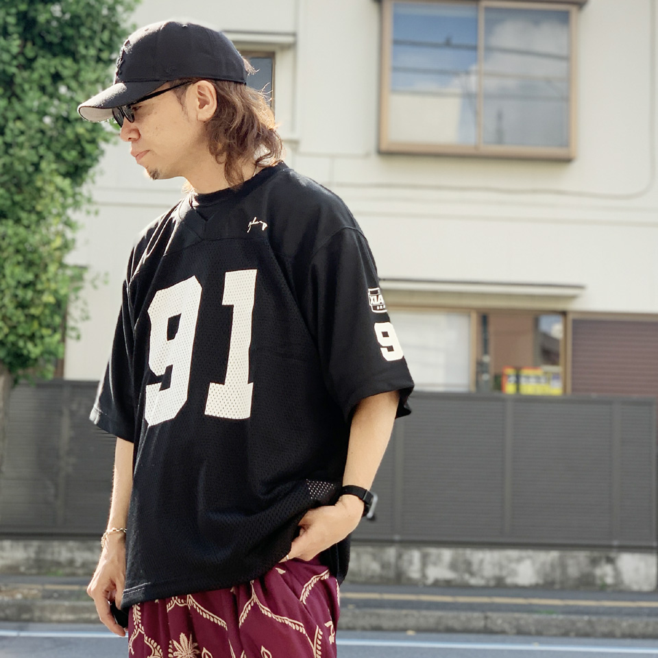 XLARGE エクストララージ フットボールシャツ DISTORTION