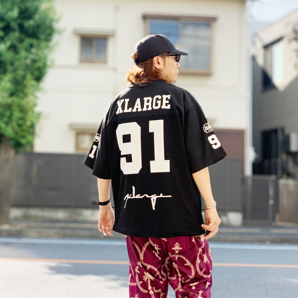 Xlarge エックスラージ Tシャツ ユニホーム XLARGE エクストララージ Tシャツ FOOTBALL JERSEY 半袖