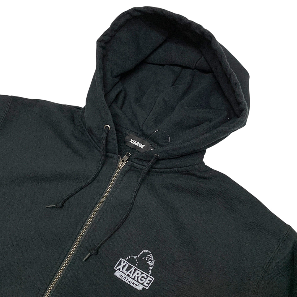 XLARGE（エクストラ ラージ） 全2色 ジップパーカー BACKSIDE OG ZIP