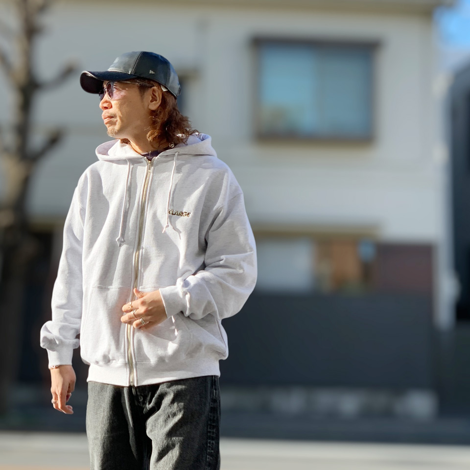 XLARGE（エクストラ ラージ） 全2色 ジップパーカー OG BOX ZIP UP