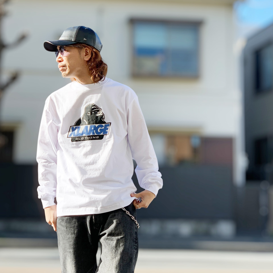 XLARGE（エクストラ ラージ） 全2色 ロンT Tシャツ OLD OG L/S TEE