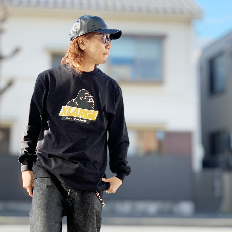 XLARGE（エクストラ ラージ） 全2色 ロンT Tシャツ OLD OG L/S TEE