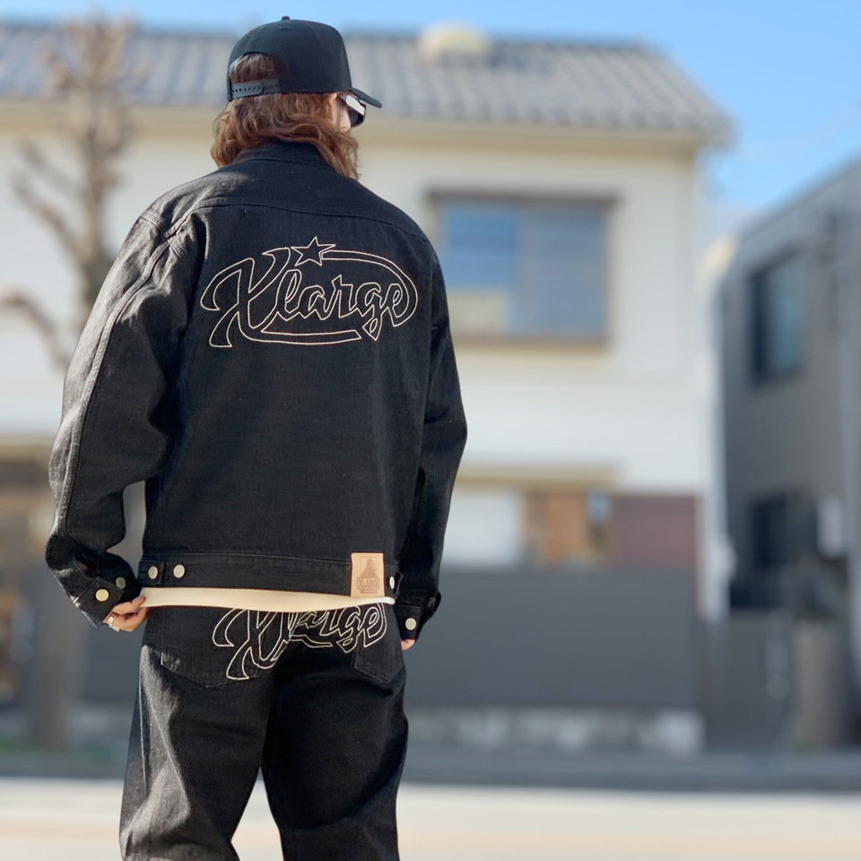 XLARGE（エクストラ ラージ） 全2色 デニムジャケット STAR LOGO DENIM